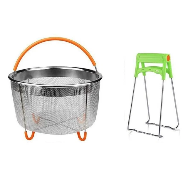 Set di Cestelli per Cottura un Vapore nel Acciaio Inossidabile, Accessori p Y3Y1