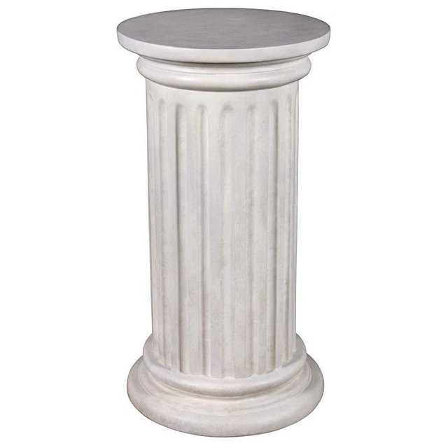 Design Toscano Roman Doric Column Classical Fluted Statuary Pedestal: Grande