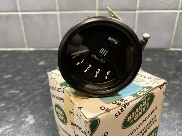 Land Rover Series 3 Oil Pressure Gauge Genuine Smiths Prc1733