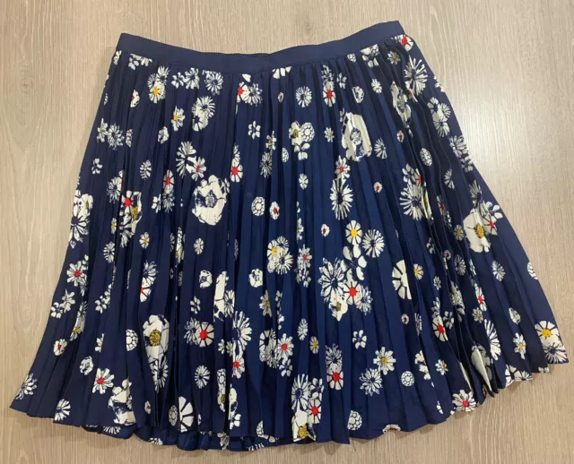 Jason Wu Target Skirt 14 Floral A Line Pleated High Waisted Above Knee Womens
