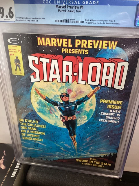 Marvel Preview #4 CGC 9.6. 1st Appearance/Origin of Star-Lord. WHITE Pages! 7