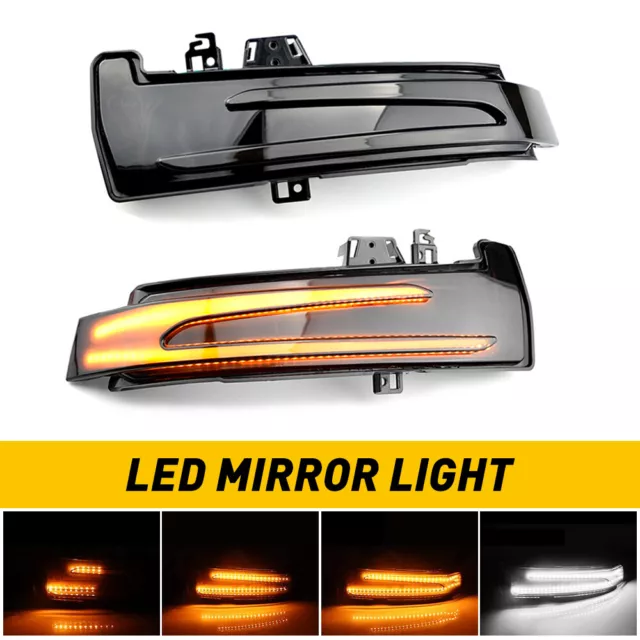 UK Sequential LED Side Mirror Turn Signal Light Fits Mercedes Benz A B C E S GLA