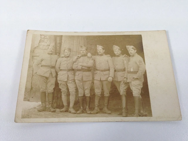 Cpa  Photo Guerre 1914-1918 Soldats Militaires