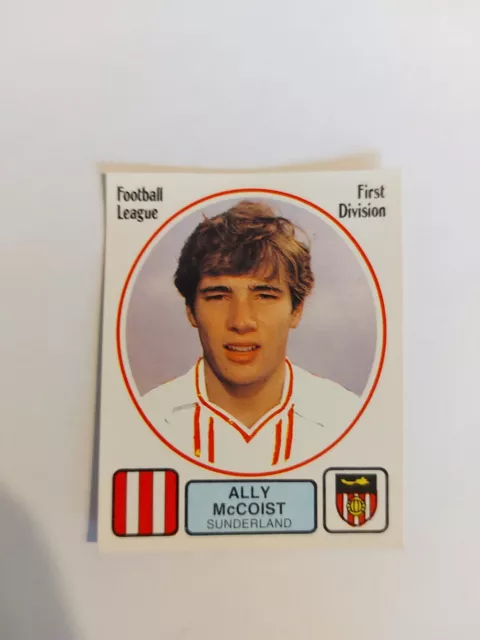 Ally McCoist Rookie Panini 1982 VGC Unused Rare