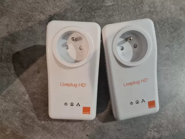 Boitier CPL Wifi + 1 Extender Orange 200 Mbits