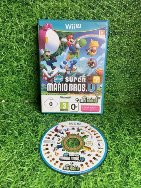 New Super Mario Bros. U & New Super Luigi U Games Nintendo Wii U German Case PAL