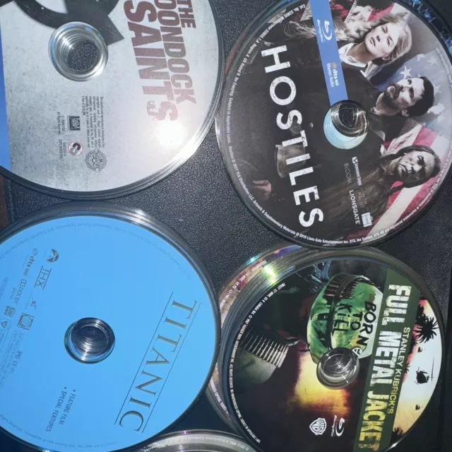 Pick Your Own Movies/Blu-Ray Discs Only/NO CASES OR ARTWORK.  $2-$4 each