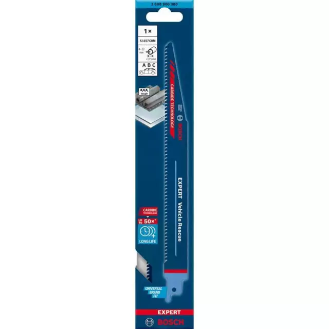 Bosch Expert Säbelsägeblatt S1157CHM Automotive Steel 225mm 1tlg.