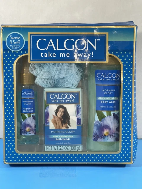 Calgon Take Me Away! Morning Glory Fragrance Mist Body Wash Bath 4pc Gift Set Calgon Take Me Away! Morning Glory Fragrance Mist Body Wash Bath 4pc Gift Set