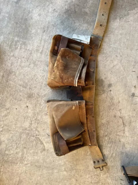 Suede Leather Cowhide Tool Belt Carpenter's Apron