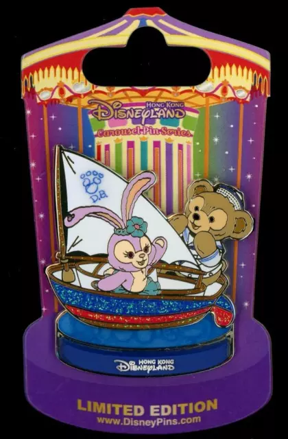 HKDL Hong Kong Duffy Stella Lou Carousel Series LE 300 Disney Pin