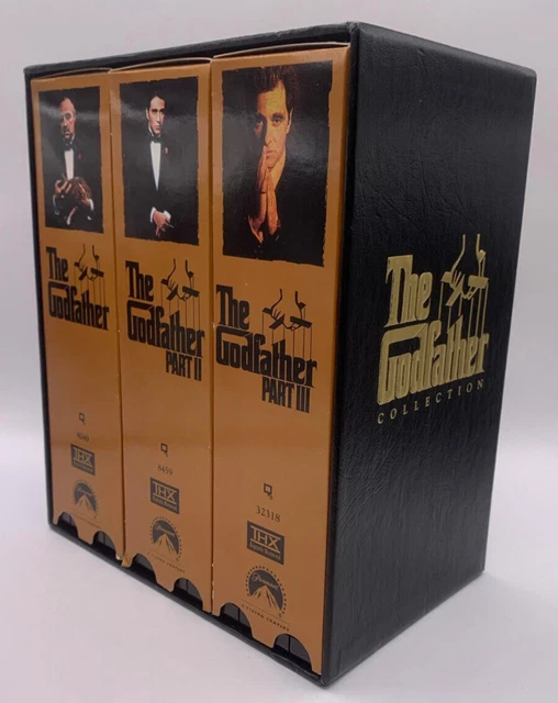 THE GODFATHER COLLECTION Trilogy VHS 1997 Box Set VHS Tapes Parts 1-3 £ ...