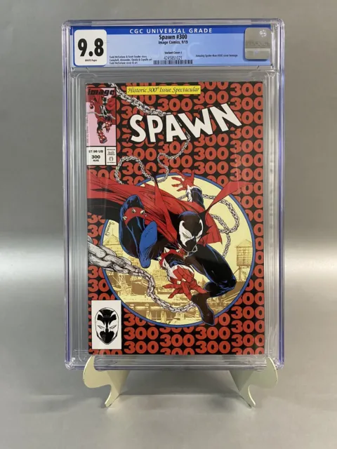 Spawn #300 CGC 9.8 ASM 300 Homage Cover Todd McFarlane NEWLY GRADED 💎