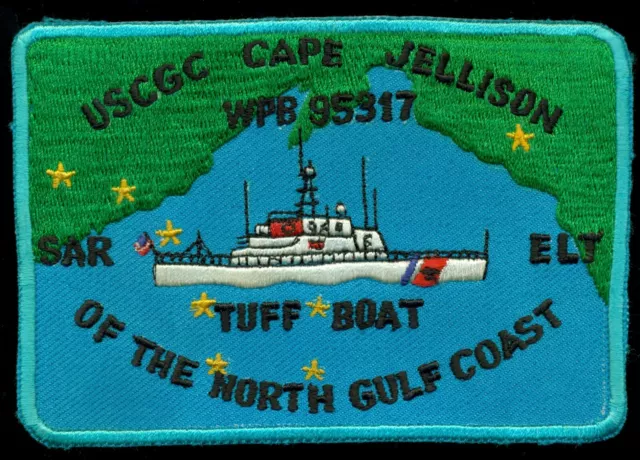 USCG Coast Guard USCGC Cape Jellison Tuff Boat Patch N-24
