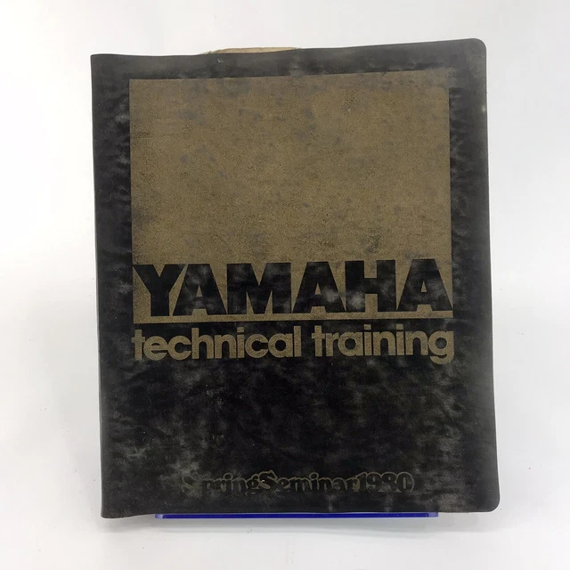1980 Yamaha Technical Training Manual Spring Seminar Vintage