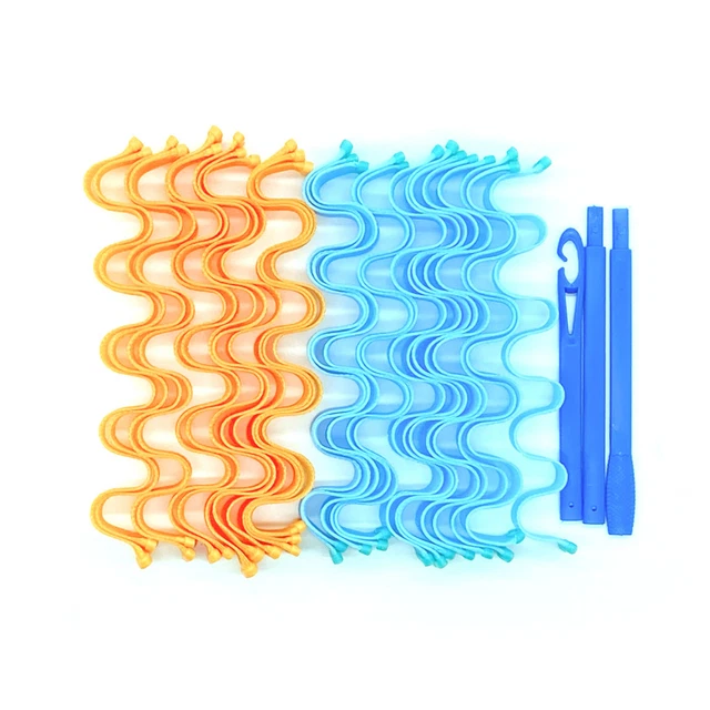 1 Set Hair Curling Band Adjustable Manual Good Ductility Hair Curling Ribbon