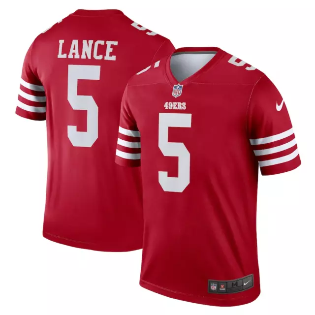💯% Genuine! NFL Lance San Francisco 49ers Nike Legend Jersey M- Scarlet