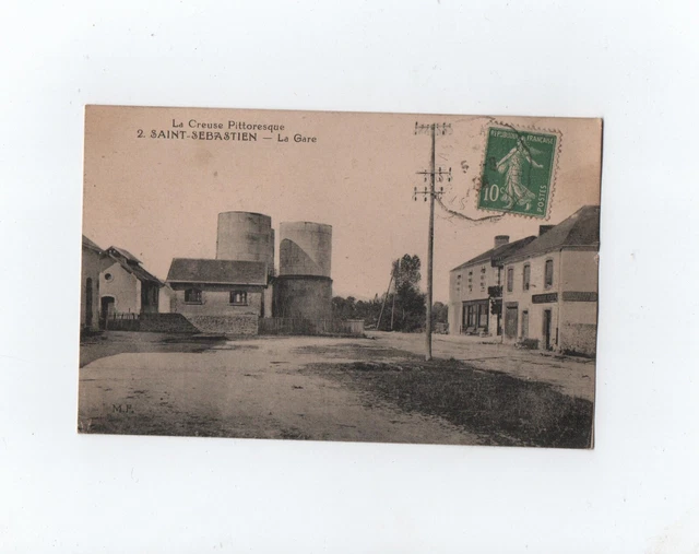 carte postale ancienne saint sebastien la gare