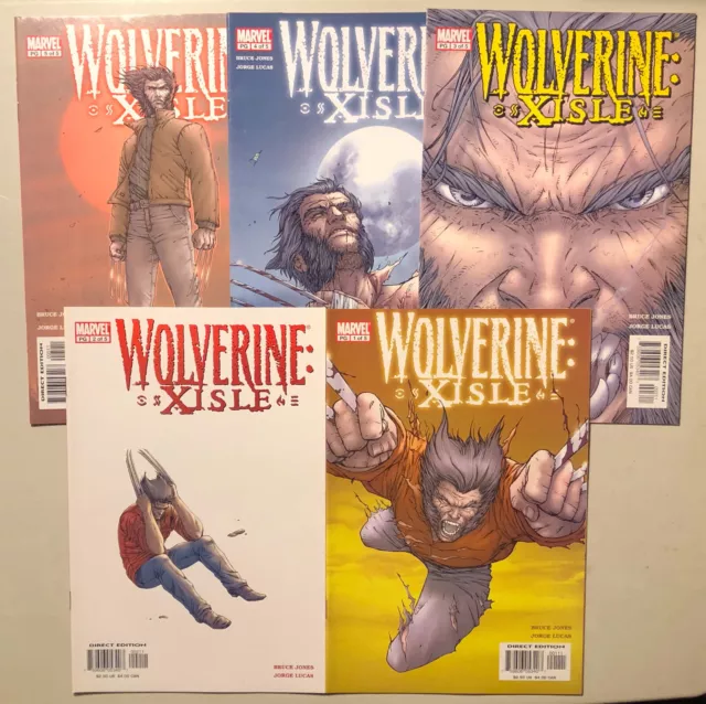 Wolverine Xisle 1-5 Limited Series 2003 Full Run Lot Complete Set 1 2 3 4 5