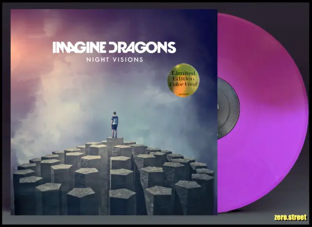 IMAGINE DRAGONS NIGHT Visions LP Sur Lavande Couleur Vinyle Neuf Scellé  Violet EUR 132,02 - PicClick FR