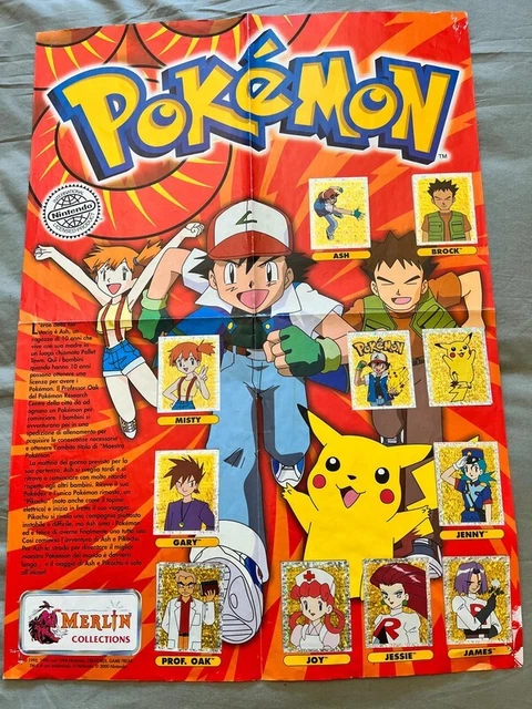 Poster Pokemon 1999 COMPLETO