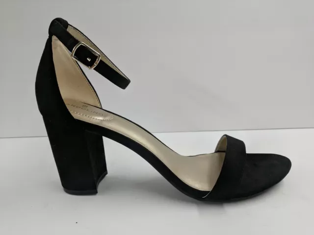 Bandolino Armory Heeled Sandal, Black, Womens 9.5