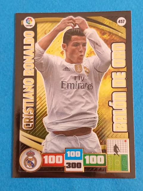 Ronaldo Calciatori Panini Adrenalyn Xl Balon De Oro 2015-2016 Card N. 457