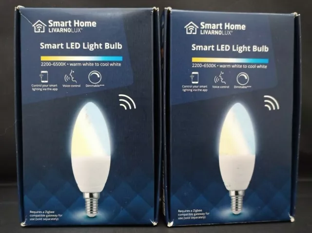 Zigbee Lux SMART - Bulb Wifi £6.02 LED Lamp Smart PicClick Dimmable UK LIVARNO RGB HOME