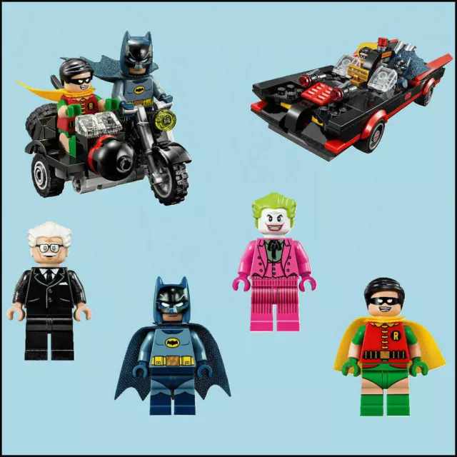 6 Batman Lego Movie Robin Joker Batmobile Colour Wall Sticker 4 sizes up to 50cm