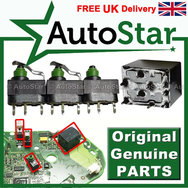 AUDI A6 C6 Q7 Steering Lock Actuator Module Repair Kit Relay Switches