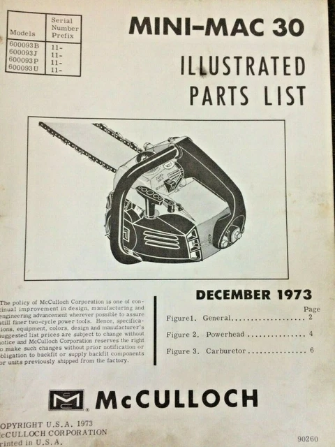 Mcculloch mini mac 30 parts deals
