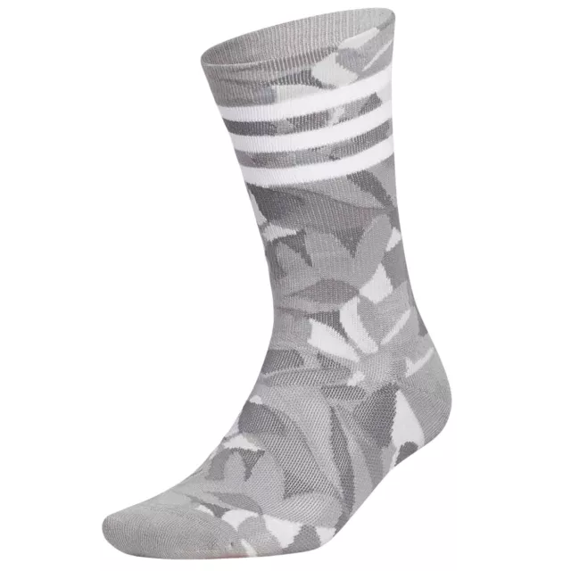 Adidas Golf Men's Performance Floral Crew Socks NEW (3-Pair)