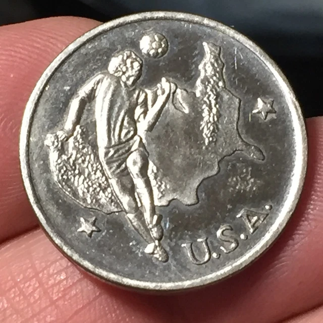 MEDAGLIA COPPA Del Mondo Fifa world Cup 1990 vedi foto mm28 U.S.A EUR