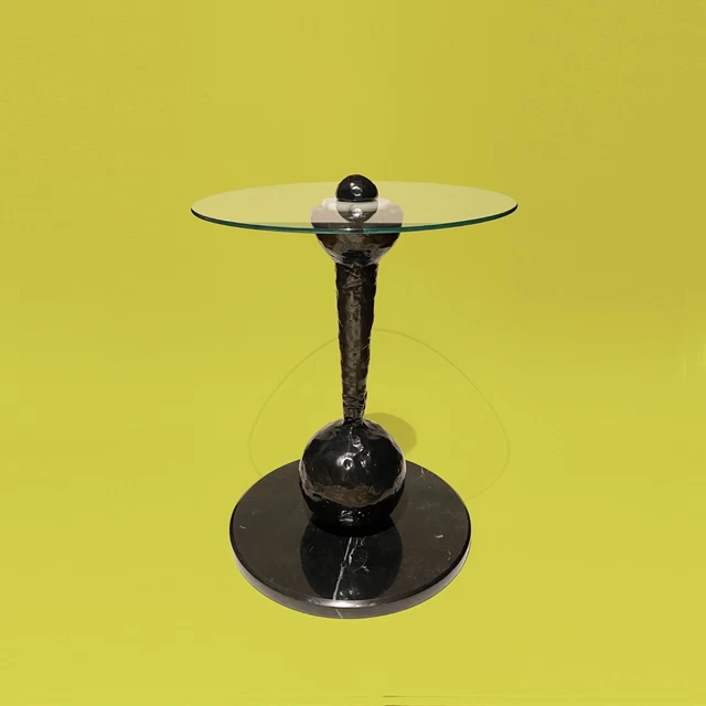 Colonne Selette DLG années 80 Brutalist PostModern Memphis Table