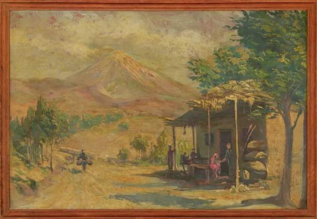 Framed Mid 20th Century Oil - South American Landscape