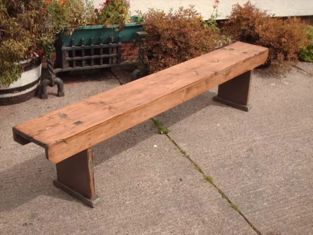 Antique  Rustic  Pine  Bench