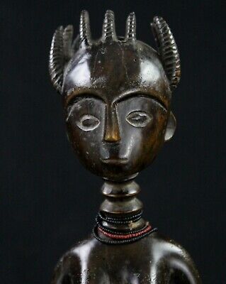 Art Africain Arts Premiers - Ancienne Statue Ashanti - Collectible Item - 31 Cms