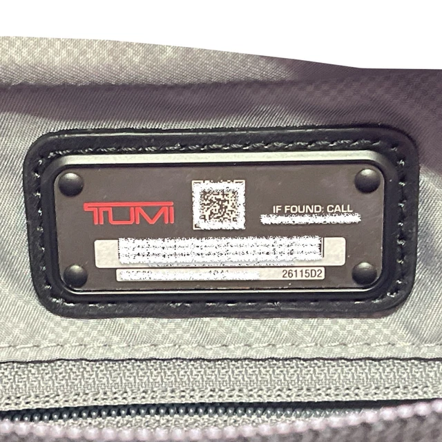 Tumi 26115D2 Alpha 2 Ballistic Portfolio Bag Laptop File Case 15" 13