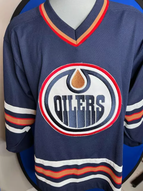 2003 Anson Carter Edmonton Oilers Koho Alternate NHL Jersey Size