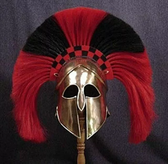 Medieval Corinthian Greek Knight Crusader Spartan Armor Helmet Halloween Gift