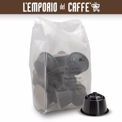 96 Capsules Il Caffè Dell'Emporio Compatible Nescafe Dolce Gusto Platinum