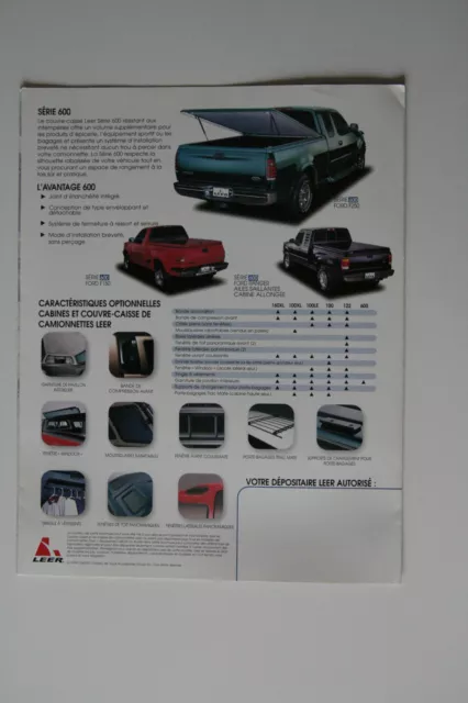 1999 FORD LEER Cabins Dealer Brochure - French - Canada ST501000818 3