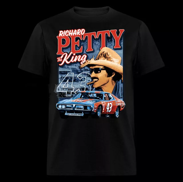 Richard Petty The King 43 90s Recreation Retro Vintage Bootleg Unisex T-Shirt