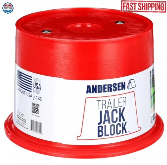 Andersen Manufacturing Trailer Jack Block with Magnets 3608-M