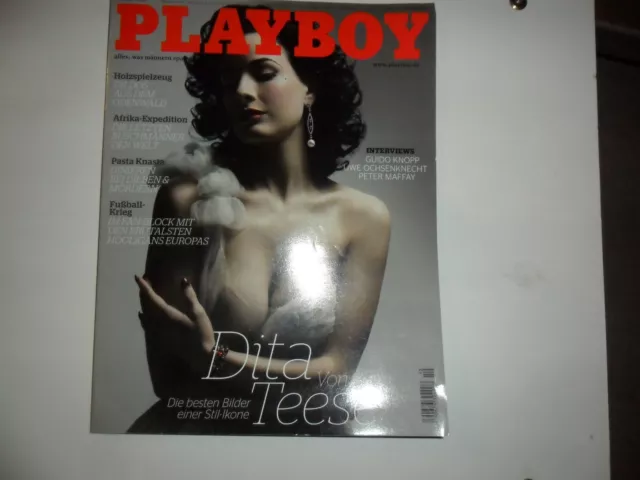 Playboy 12 Dezember 2008 DITA von TEESE Miriam Schwarz Kult