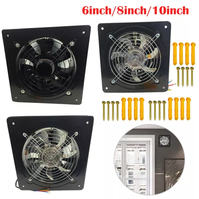 Industrial Extractor Metal Axial Exhaust Ventilation Commercial Air Blower Fans