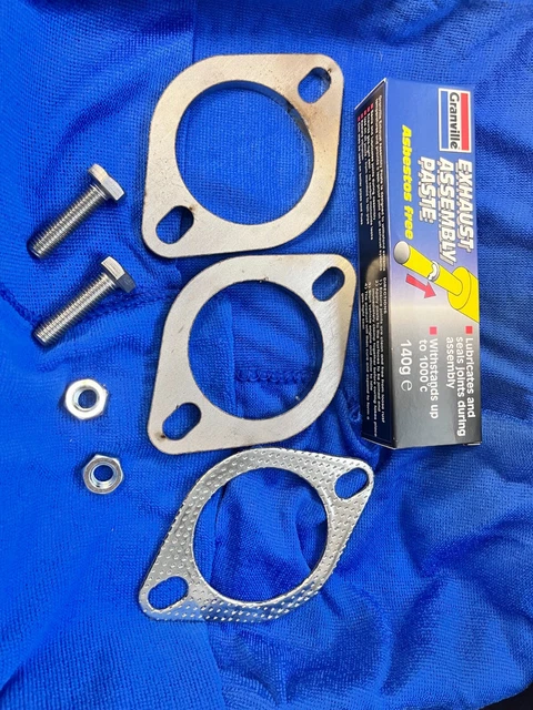 Acciaio Inox 2.25 " Scarico Flangia e Guarnizione Kit Con Sigillante Pasta