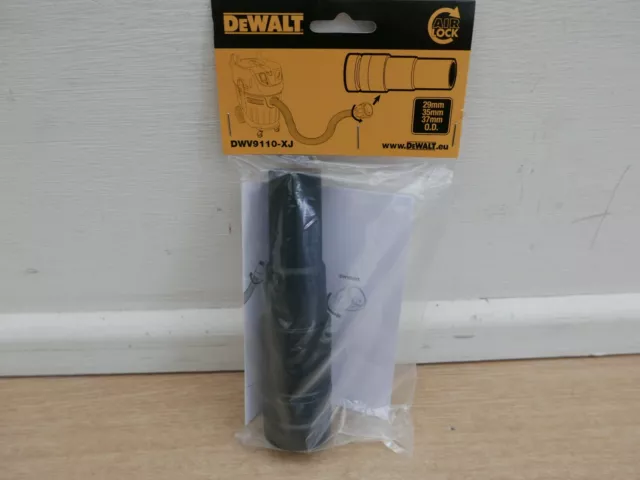 Dewalt Dwv9110 Air Lock Stepped Dust Extraction Adaptor 29Mm 35Mm 37Mm  O Dia