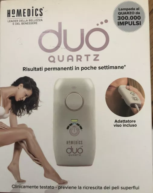 HOMEDICS DUO Quartz Depilatore A Luce Pulsata Peli Lampada Al Quarzo