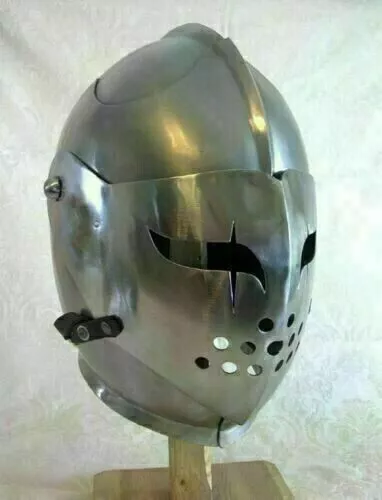 X-mas Medieval Knight Armor Great Bascinet Helmet costume Gift Item